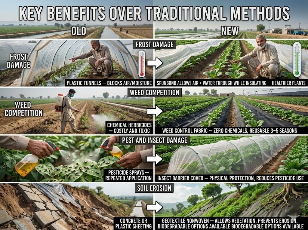 Agricultural Nonwoven Fabric Key Benefits