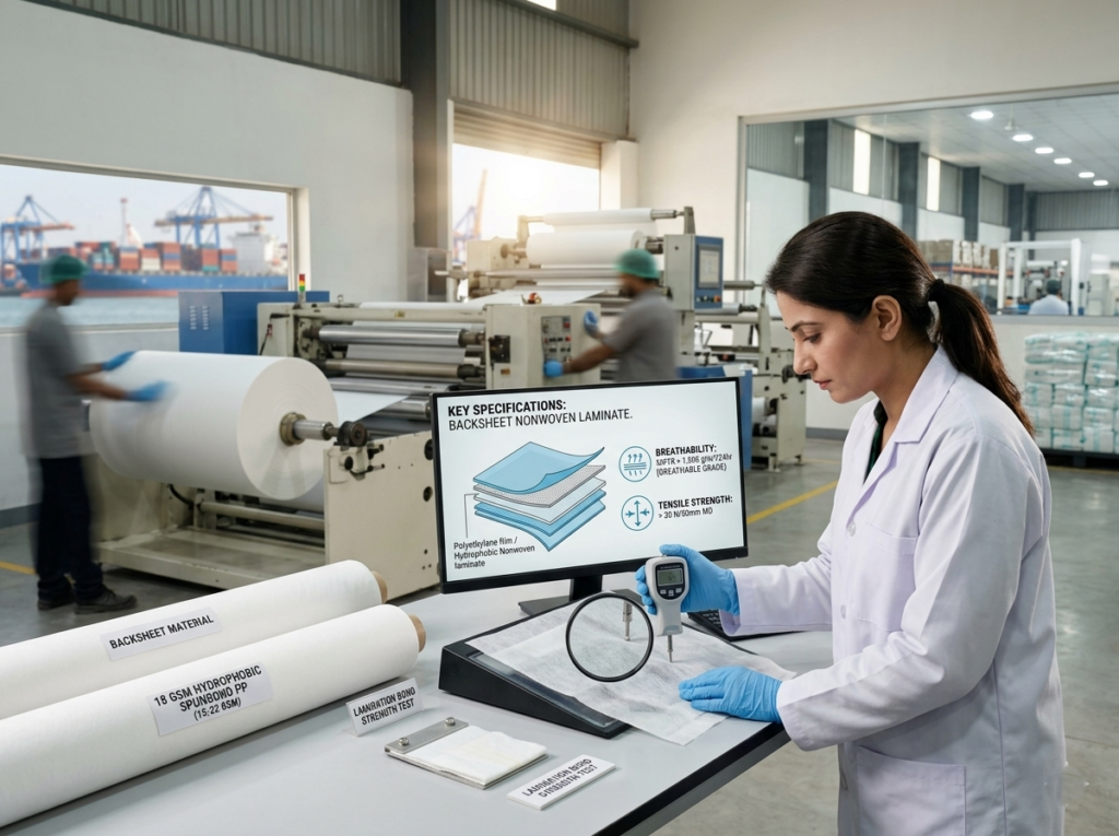 backsheet Fabric for Baby Diapers