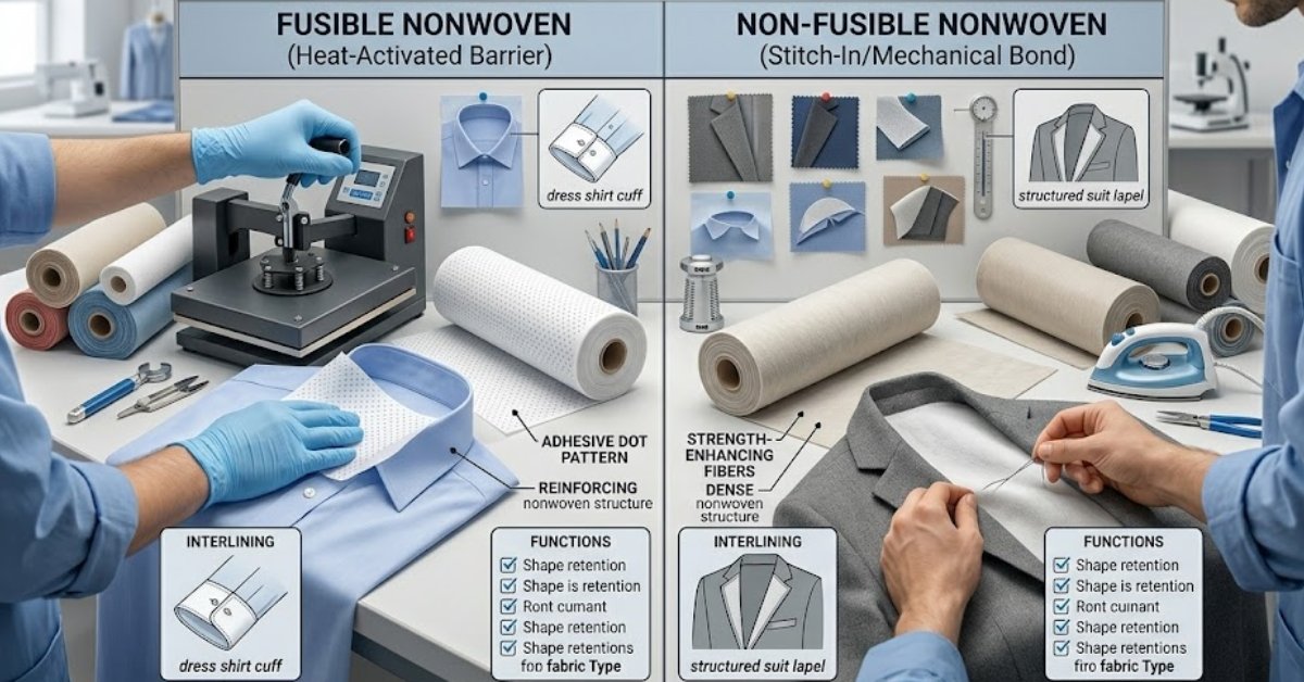 Nonwoven Interlining Fabric — Fusible & Non-Fusible Guide for Apparel Manufacturers